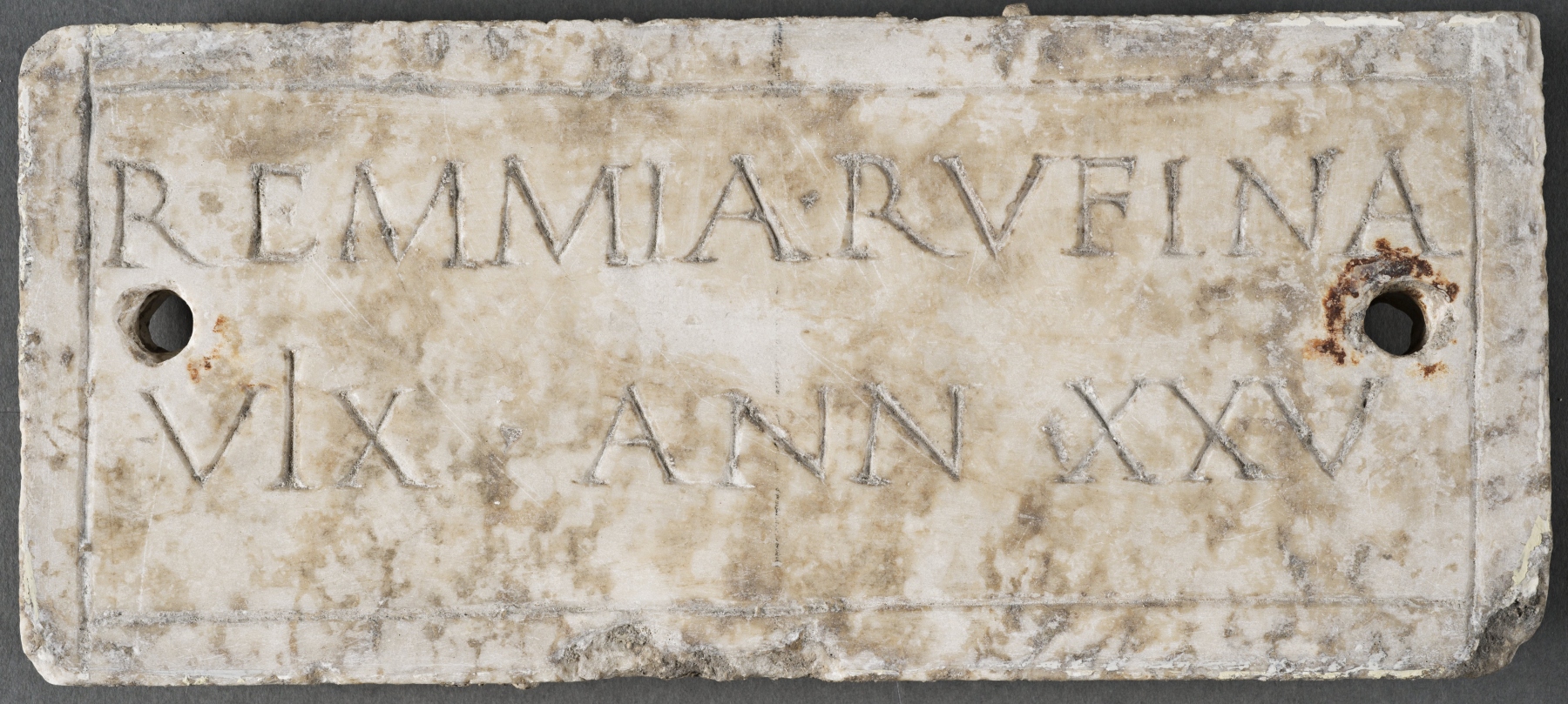 Funeral plaque for Remmia Rufina