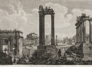 Il Foro Romano dal volgo Campo Vaccino